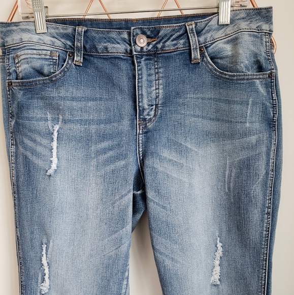 New Directions, Skinny Straight Slit Crop Jean 12 - Picture 3 of 7